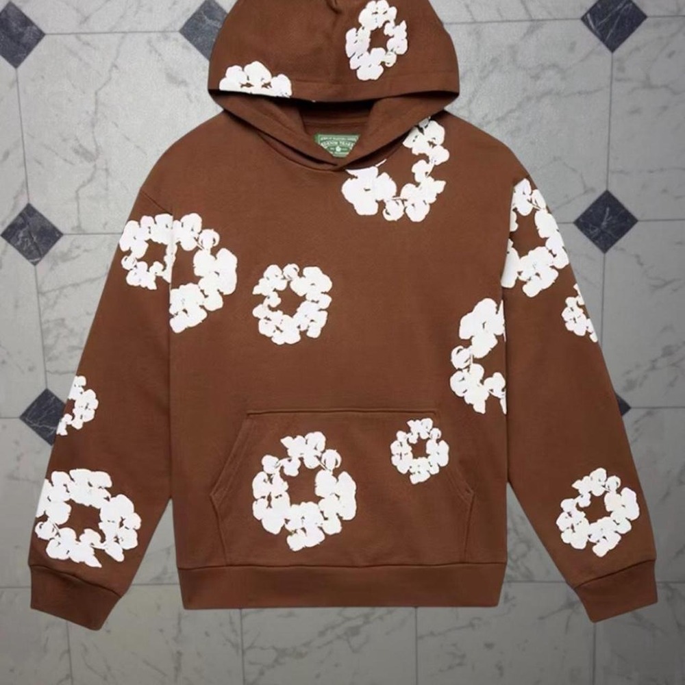 Denim Tears Hoodie - Brown XXL NWT